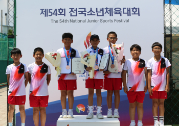 제54회 전국소년체육대회 소프트테니스대회 음성 남신초 동메달 2개 획득 사진1(남신초).jpg